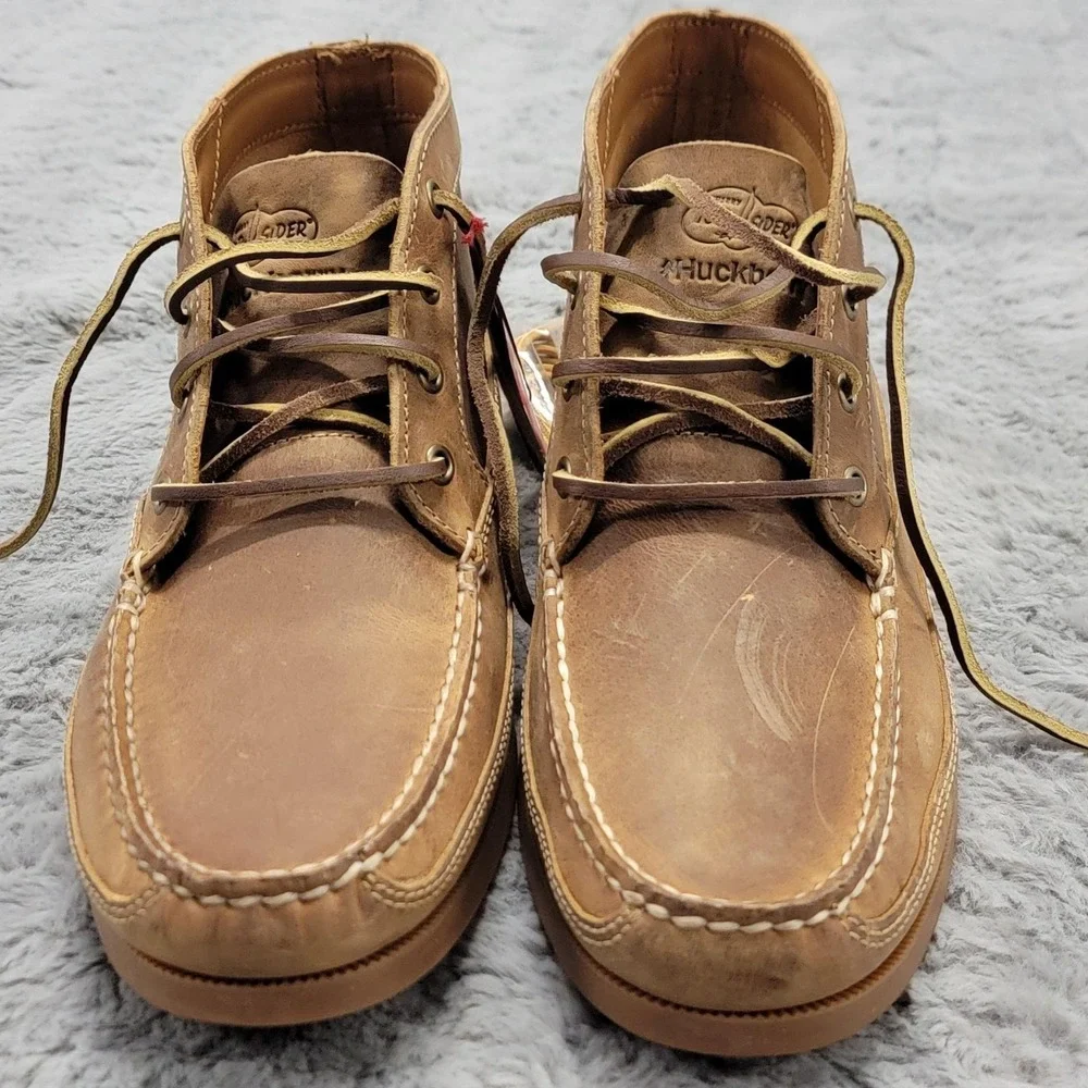Sperry Top-Sider Boots Mens 9.5 Brown Leather Huckberry AO Chukka STS26144